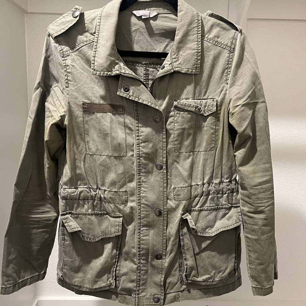 Rubbish Khaki Utility Jacket for Women
